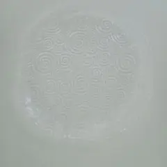 渦巻き模様の透明皿 直径約30cmのサムネイル