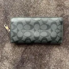 Coach ブラックレザー 長財布