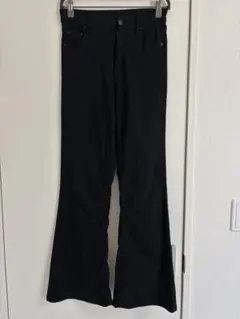 S*g様 GRL グレイル cu34 ストレッチフレアパンツ ブラック L