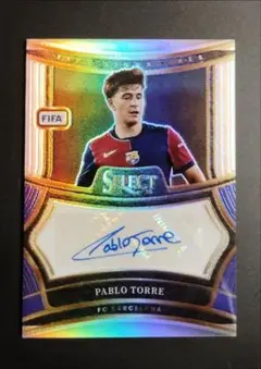 PANINI パブロ・トーレ 直筆サイン auto BARCELONA FCB