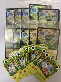 ロルカナ バズライトイヤー ディズニーランド限定 プロモ10枚 + シール