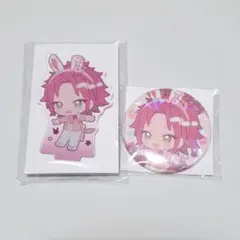 あんスタ アニカフェグッズ 衣更真緒 セット アクスタ 缶バッジ