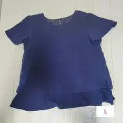 ナチュラルビューティーベーシック　半袖ブラウス