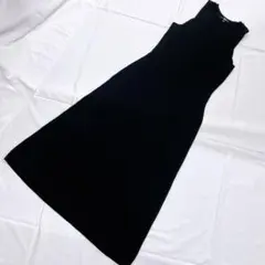 【UNIQLO】ユニクロ 3Dニットリブワンピース ノースリーブワンピース