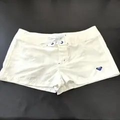 ROXY ロキシー　ホワイト サーフパンツ ショート　Mサイズ