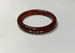 COACH バングル べっ甲調 ブラウン