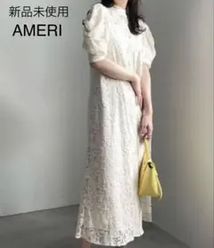 Ameri VINTAGE マキシワンピースEMBROIDERY SHEER - メルカリ