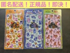 ディズニー　プチドロップステッカー　くまのプーさん　スティッチ　バンビ　正規品