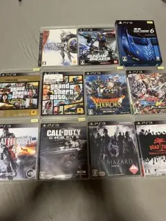 PS3 ゲームソフトセット (GTA, GT6, CODなど)