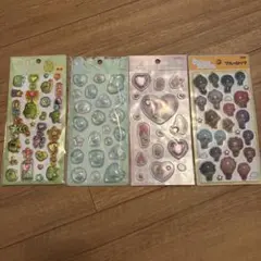 キャラクターシール 4枚セット くちぱっち　ハンギョドン　ブルーロックうるちゅる