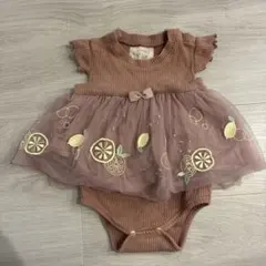 ベビーロンパース フリル付き　70㎝