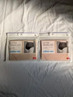 【A096】UNIQLO AIRism シームレスショーツ(Ｌ) 2枚セット新品