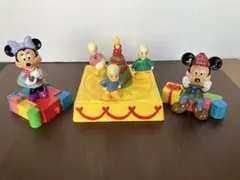 マクドナルド　ハッピーセット　ミッキーのクリスマスの贈り物３体セット