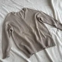 MUSE ドゥーズィエムクラス LilyLinen Vネックプルオーバー