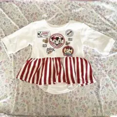 ディズニー ミッキー ミニー ロンパース 70-80cm