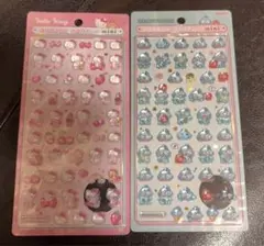 【正規品】ボンボンドロップシール　サンリオミニ　ハンギョドン　キティ2枚セット