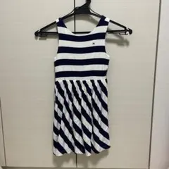 TOMMY HILFIGER ボーダーワンピース ノースリーブ US4のサムネイル