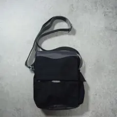 00s samsonite y2k ショルダーバッグ テック系 多ポケット 黒のサムネイル