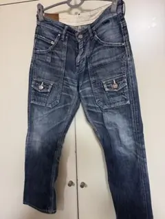 【Lee】 デニムM ブッシュパンツ LWD ハチノス