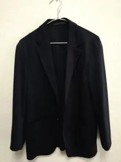 ユニクロ ジャージージャケット　ネイビー　メンズ