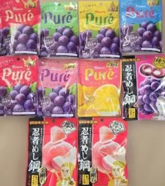 新品 ピュレグミ 忍者めし鋼☆ 詰め合わせ☆10点セットのサムネイル