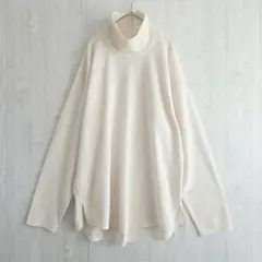 PAGEBOY タートルネック ワッフル プルオーバー F アイボリーのサムネイル
