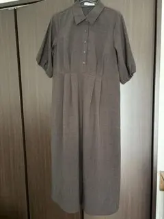 マタニティウェア　ワンピース　ブラウンのサムネイル