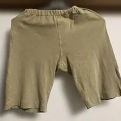 無印良品ベージュ コットンハーフパンツ150
