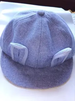 petit main 薄紫色うさぎ耳つきキャップ Mサイズ　夏　通気性良2回使用