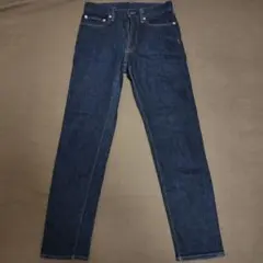 GU ダークブルー ストレートデニム ウエスト28インチ