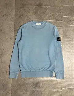 【着用一度のみ⭐️】希少カラー　stone  スウェット　スカイブルー 着用一度のみ⭐️】希少カラー stone island スウェット スカイブルー
