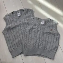 baby GAP グレー ベビーベスト 6-12m 12-24m