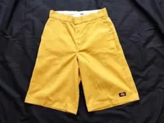 Dickies　42283　ショーツ ワークパンツ　W３２　イエローのサムネイル