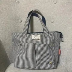 ★週末セール★スヌーピー＆ウッドストック ヒッコリー トートバッグ 帆布