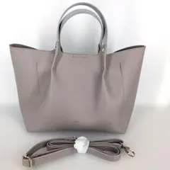美品 トートバック index インデックス ショルダーバック グレーのサムネイル