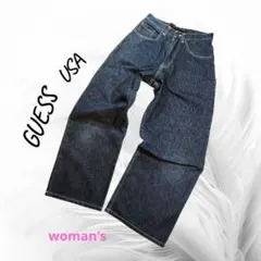 90s USA GUESS ゲス ヴィンテージ W29 レディース ゆるダボのサムネイル