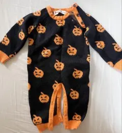 Cozy Cub ハロウィン パンプキン柄 ロンパース 1-3M