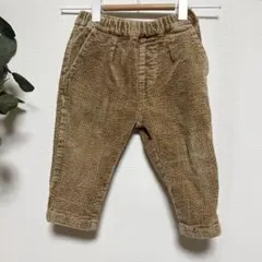 美品✨コーデュロイ ロングパンツ 90cm長ズボン ボトムス スパッツ 秋冬