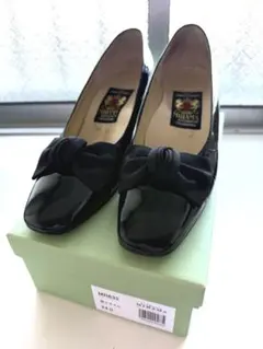 MIHAMA ブラック ハイヒール 24cm