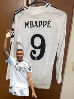 【新品】ムバッペ24-25ユニフォーム長袖レアル・マドリード