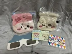 ちいかわ おかお巾着 古本屋(カニちゃん) ラッコ