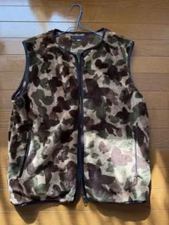 ニードルス needles 2021AW パピヨンカモフラ柄フリースベストのサムネイル