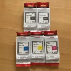 Canon PFI-120 インクカートリッジ各色5本セット② Canon PFI-120 インクタンク 5色セット - メルカリ