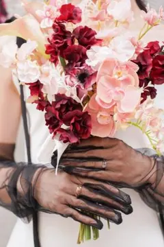 結婚式前撮り アーティフィシャルフラワーブーケ 造花