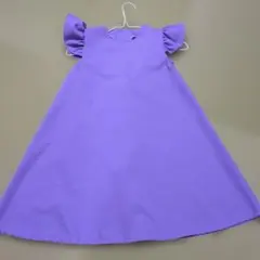 キッズ ワンピース パープル フリル ハロウィン 仮装 妖精