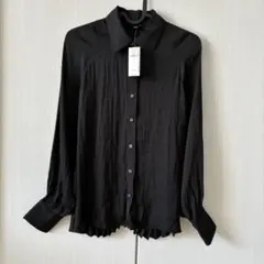 バナナリパブリック　プリーツブラウス　ポリエステル100