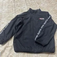 ジップアップジャケット 上・下セット 130サイズ 黒