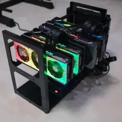 自作AIサーバー 4x3090 RTX 32コア64スレッド 256GB RAM