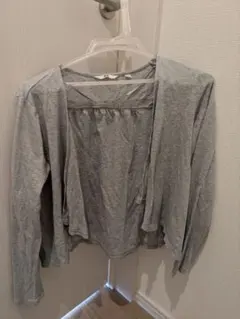 UNIQLO グレー 長袖カーディガン M　UVカットのサムネイル