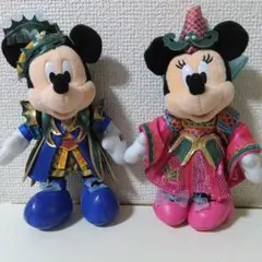 東京ディズニーシー2019年ハロウィン　ミッキー＆ミニー ぬいぐるみバッチ